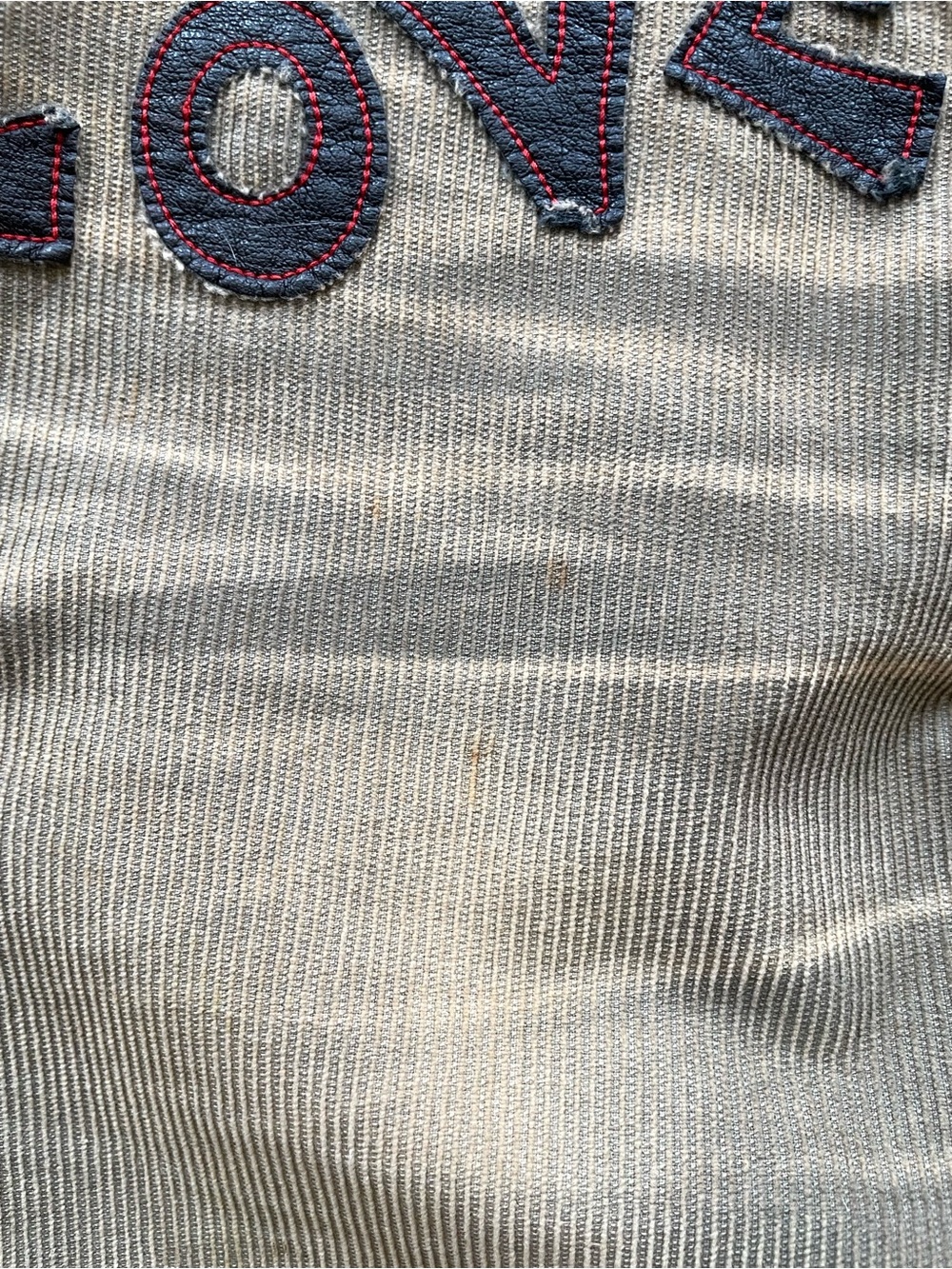 Y2K Miss Sixty Vintage Patchwork Love Flare Corduroy Jeans 26 Euro Hippy - Picture 8 of 16